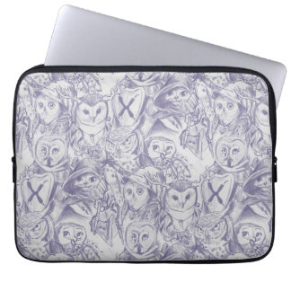 Owl Adventurer RPG Druid Barbarian Paladin Laptop Sleeve