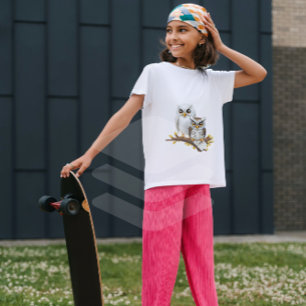 Owl always be a wise kid!   Girl's T-Shirt