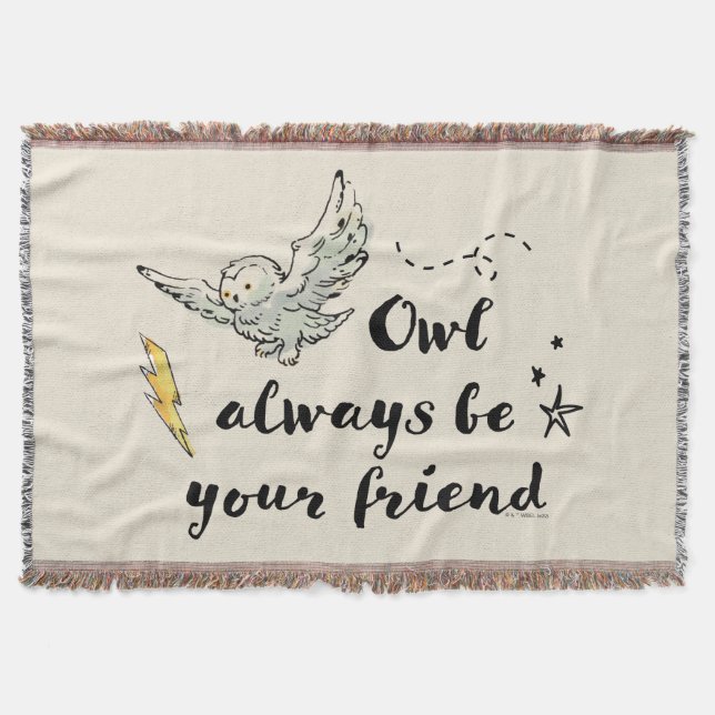 Owl Always Be Your Friend Throw Blanket (Front)