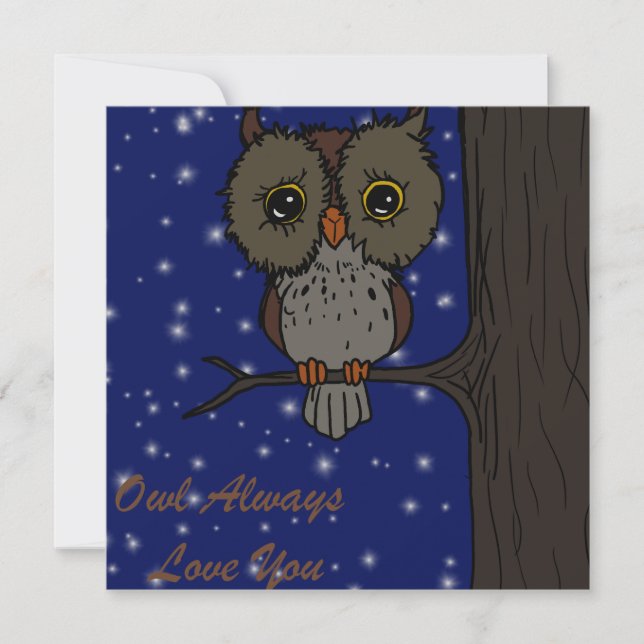 Owl Always Love You Holiday Card (Front)