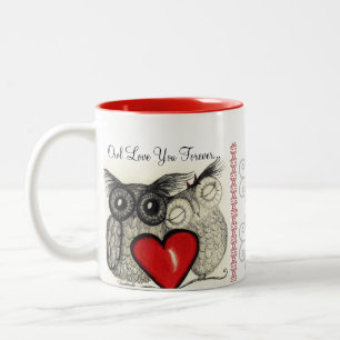 Owl Always Love You Two-Tone Coffee Mug