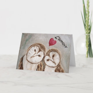 Owl always love you Valentine Card