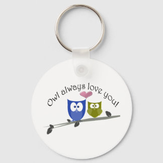 Owl always love you Valentine's Gifts Key Ring