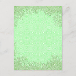 Owl and Firefly Lace Postcard