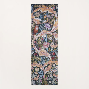 Owl and Flowers, William Morris Yoga Mat