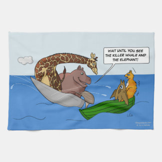 Owl and Pussycat and Others Kitchen Towel