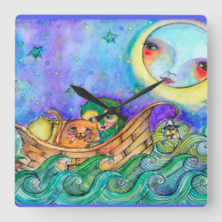 Owl and The Pussycat Collector Clock