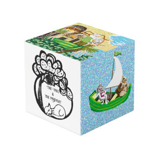 Owl and the pussycat Lear Poem Cube