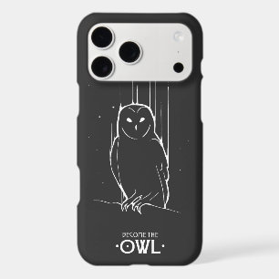 OWL ANIMAL LINE BECOME THE OWL