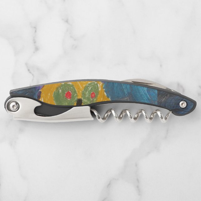 Owl "Art by Kids" Corkscrew (Front)