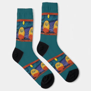 Owl "Art by Kids" Socks