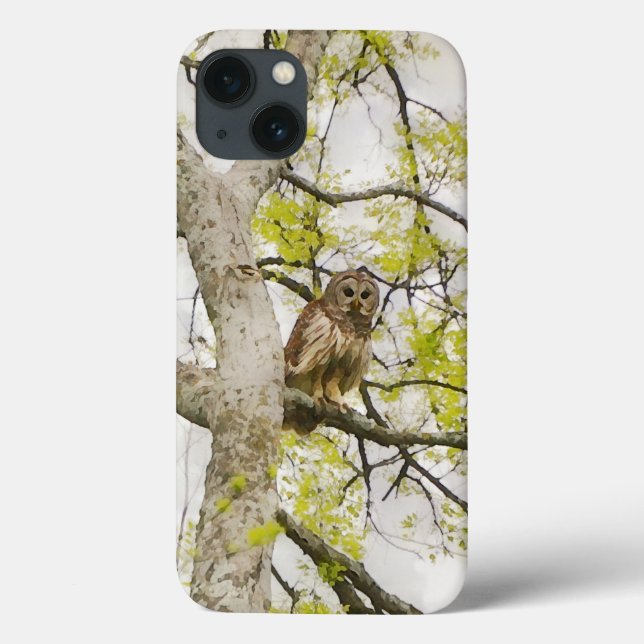 Owl Art Wild Nature Phone Case (Back)