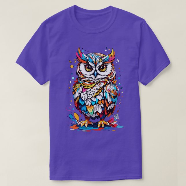 Owl Artwork T-Shirt (Design Front)