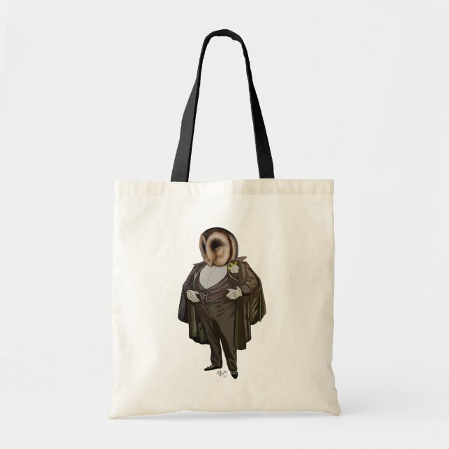 Owl At the Opera Tote Bag (Front)