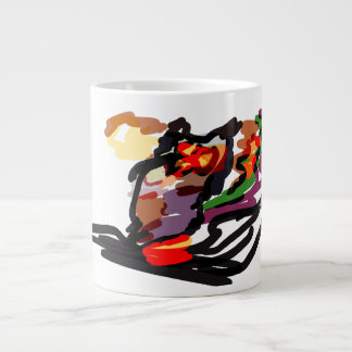 Owl autumn  joy fall large coffee mug