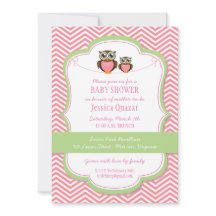 Owl Baby Shower Invitation