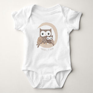 Owl Baby T-Shirt Baby Bodysuit