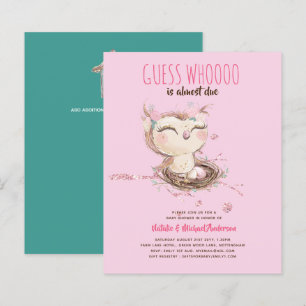 Owl Baby Thank You Gift Tags Favours Boy Girl