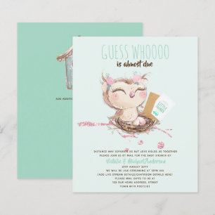 Owl Baby Thank You Gift Tags Favours Boy Girl