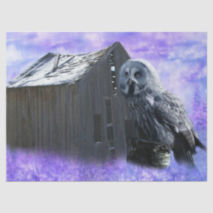 Owl Barn Shed Tissue Paper