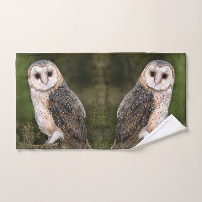 Owl Bath Towel Set (Hand Towel)