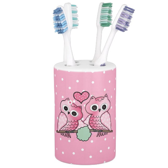 owl bathroom set (In Situ)