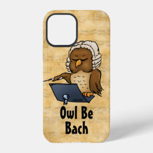 Owl Be Bach Funny Classical Music Cartoon iPhone 12 Case