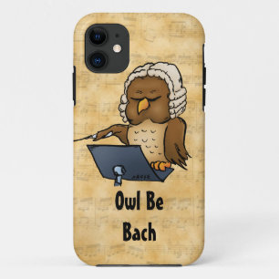Owl Be Bach Funny iPhone 5 Case