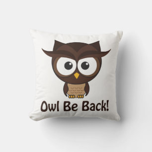 Owl Be Back Cushion