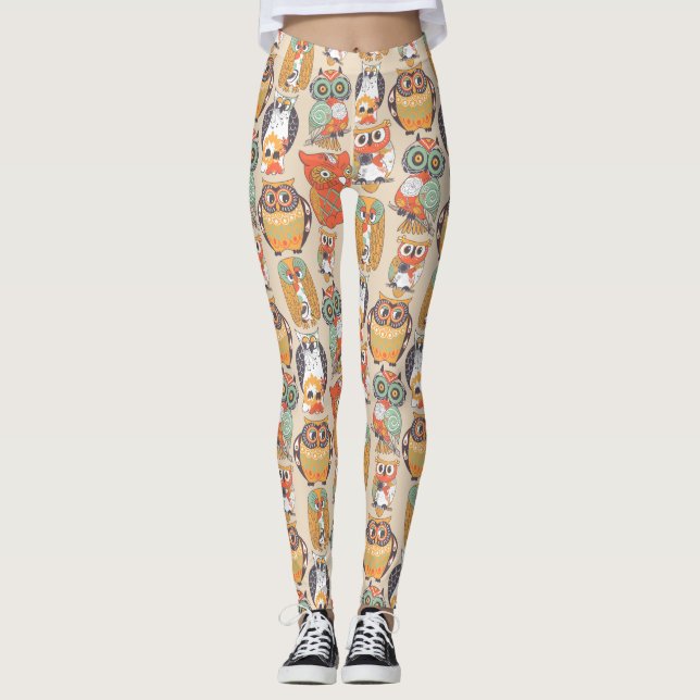 Owl Be Collection Leggings (Front)