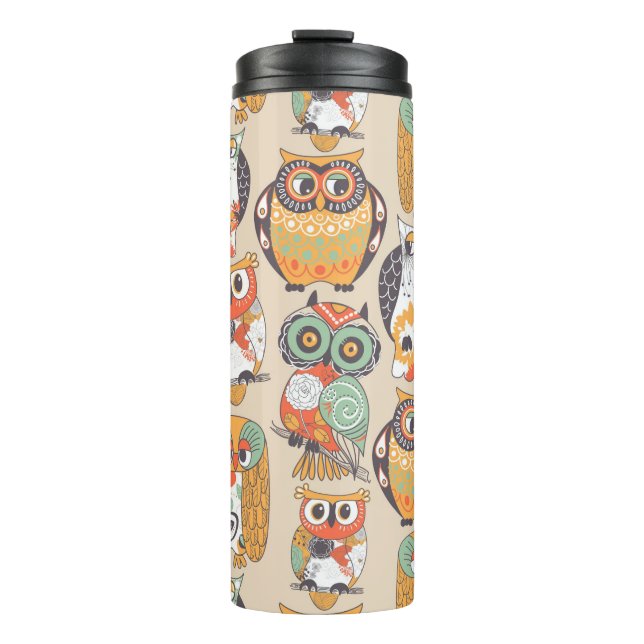 Owl Be Collection Travel Mug Thermal Tumbler (Front)