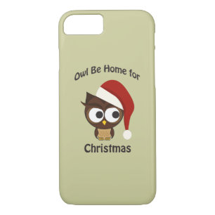 Owl be home for Christmas! iPhone 8/7 Case