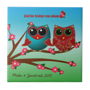 Owl be loving you-Ceramic Tiles