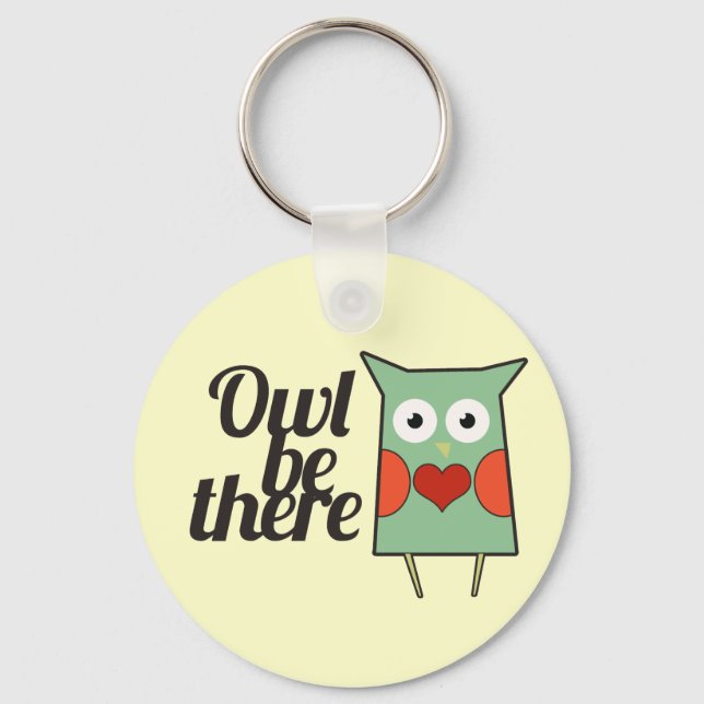 Owl be Ther Key Ring (Front)