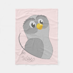 Owl-Be Wise Fleece Blanket