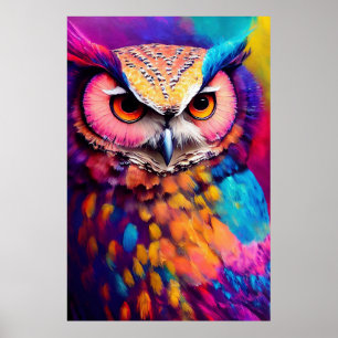 Owl Bird Animal Discovery Adventure Nature Planet Poster