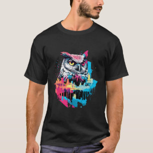 Owl Bird Animal Freedom World Wildlife Beauty Art T-Shirt