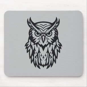 Owl Bird Animal Freedom World Wildlife Wonder Art Mouse Mat