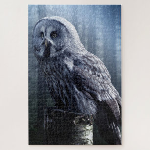 Owl Bird Animal Woodland Forest  Jigsaw Puzzle