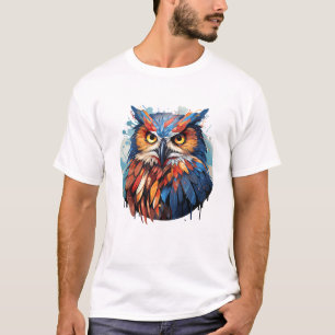 Owl Bird Animal World Wildlife Beauty Discovery T-Shirt