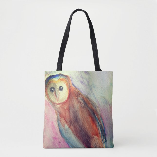 Owl Bird Art  Tote Bag (Front)