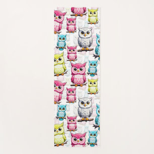 Owl Bird Colourful Design Yoga Mat