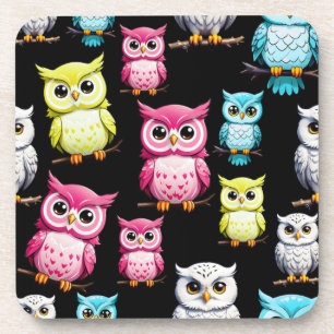 Owl Birds Cute Design Coaster
