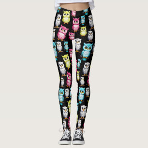 Owl Birds Cute Design  Leggings