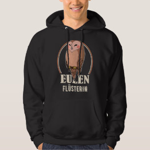 Owl Birds Ornithologist Biology Biologist Night Cu Hoodie