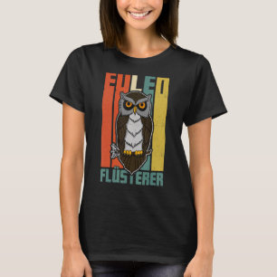 Owl Birds Ornithologist Biology Biologist Night Cu T-Shirt