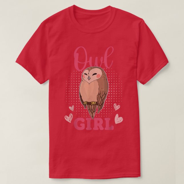 Owl Birds Ornithologist Biology Biologist Night Cu T-Shirt (Design Front)