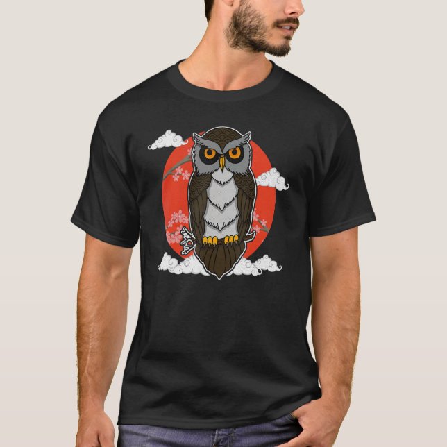 Owl Birds Ornithologist Biology Biologist Night Cu T-Shirt (Front)