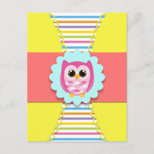 Owl Birthday Invitation for Kids