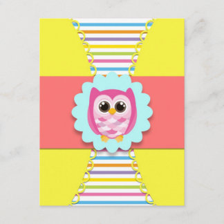 Owl Birthday Invitation for Kids